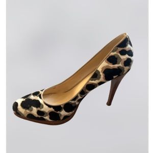 Nine West camo pint hair animal print pump size 7.5